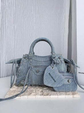 Balenciaga Bags 25.9X17.8X11.4cm 091103 GY 3colour