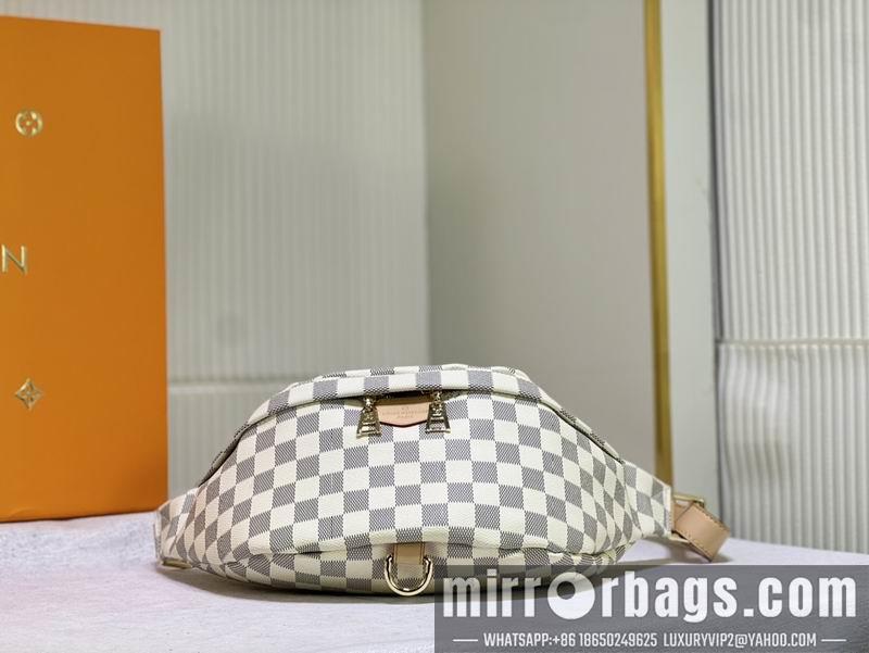 1:1 Louis Vuitton Bags Bumbag M43644老花 白格 37x14x13cm ss
