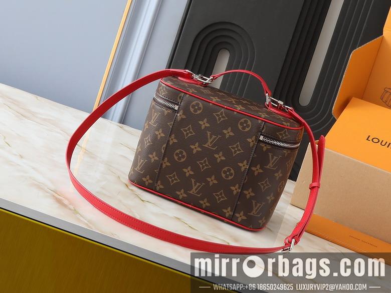 1:1 Louis Vuitton Bags Nice M42265 24x14x17cm ss