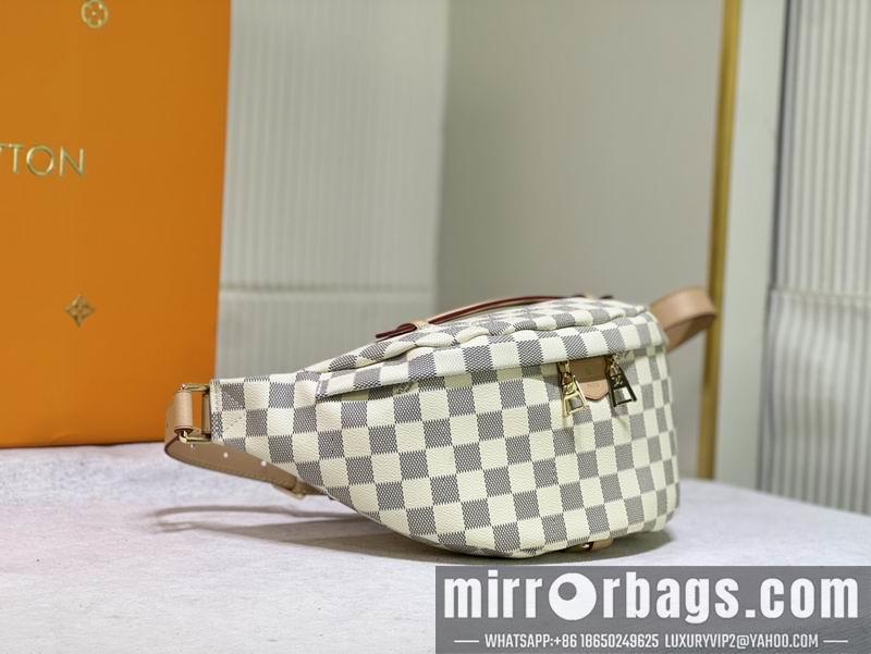 1:1 Louis Vuitton Bags Bumbag M43644老花 白格 37x14x13cm ss