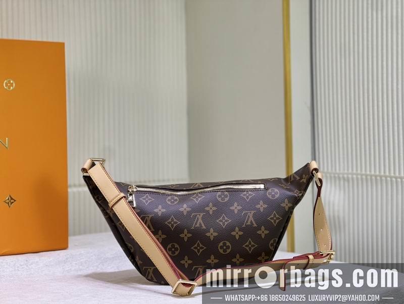 1:1 Louis Vuitton Bags Bumbag M43644老花 白格 37x14x13cm ss