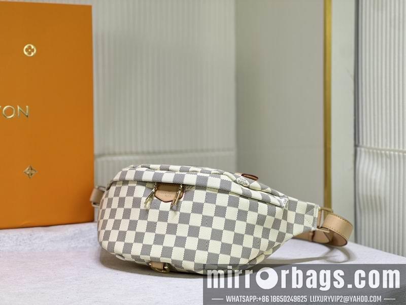 1:1 Louis Vuitton Bags Bumbag M43644老花 白格 37x14x13cm ss