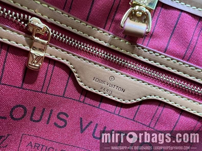 1:1 Louis Vuitton Bags Neverfull N41359,M99063 25x20x10 cm cs
