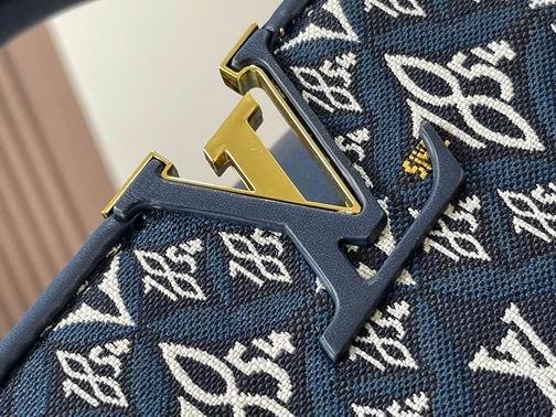 1:1 Louis Vuitton Bags Hatucines M57358杏 黑 蓝31.5x20x11cm cs