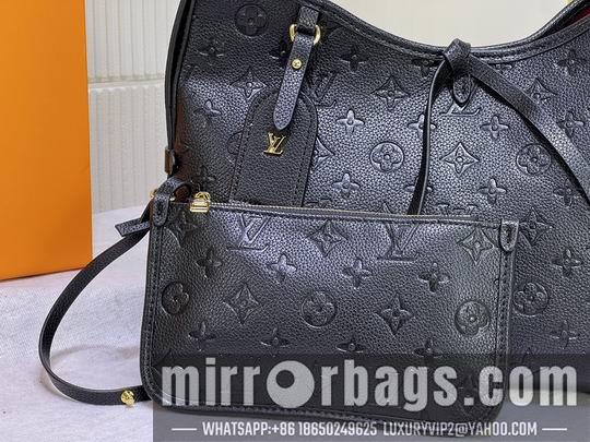 1:1 Louis Vuitton Bags M46203黑色压花 蜡皮29x12x24cm cs