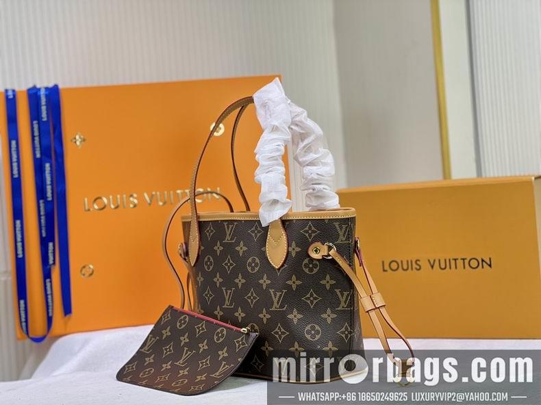 1:1 Louis Vuitton Bags Neverfull N41359,M99063 25x20x10 cm cs