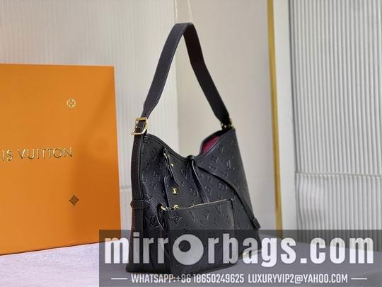 1:1 Louis Vuitton Bags M46203黑色压花 蜡皮29x12x24cm cs