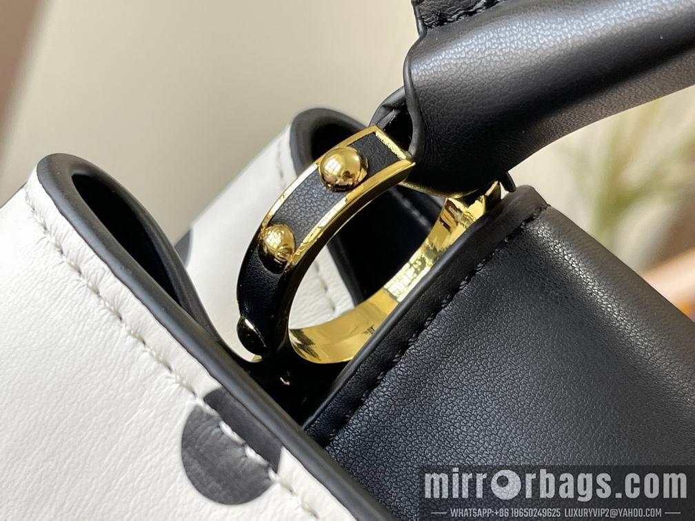 1:1 Louis Vuitton Bags Hatucines M20373波尔卡圆点27x18x9cm cs