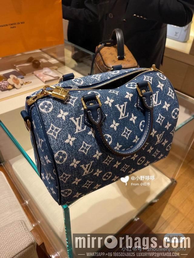 1:1 Louis Vuitton Bags Speedy M59609 25x19x15cm cs
