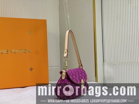1:1 Louis Vuitton Bags 中古牛仔包 M44470 26x17x7cm cs