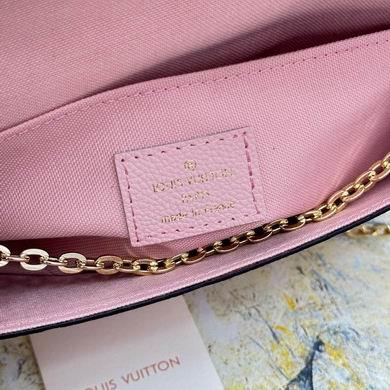 1:1 Louis Vuitton Bags Felicie M61276钻石纹 21x12x3cm zy