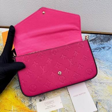 1:1 Louis Vuitton Bags Felicie M61276钻石纹 21x12x3cm zy
