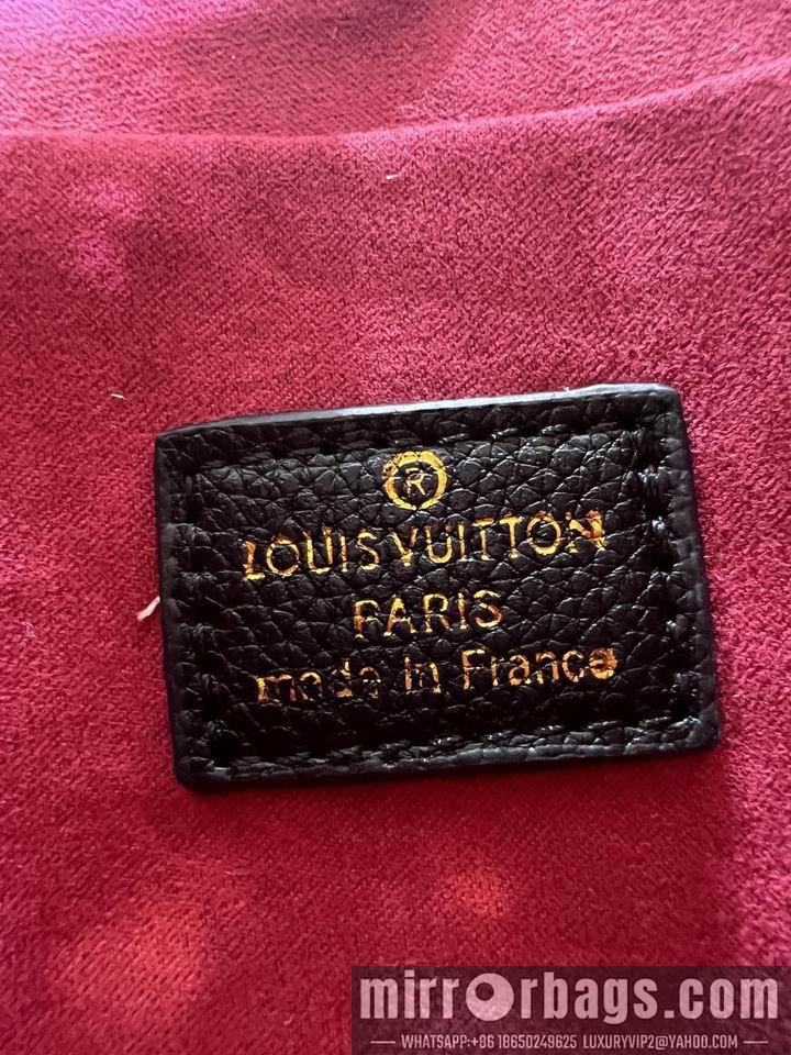1:1 Louis Vuitton Bags M46203黑色压花 蜡皮29x12x24cm cs