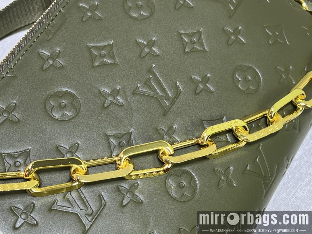 1:1 Louis Vuitton Bags Coussin M57790 M57782墨绿26x20x12cm ss
