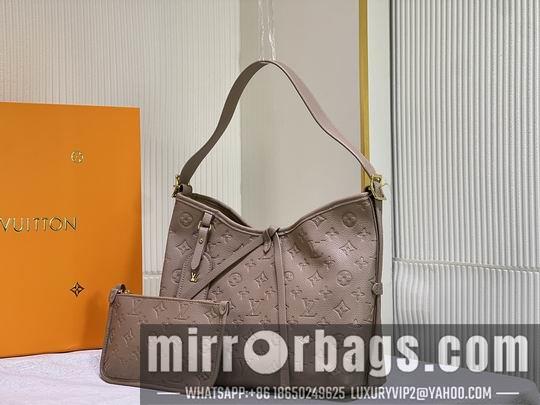 1:1 Louis Vuitton Bags M46203杏色压花 29x12x24cm cs