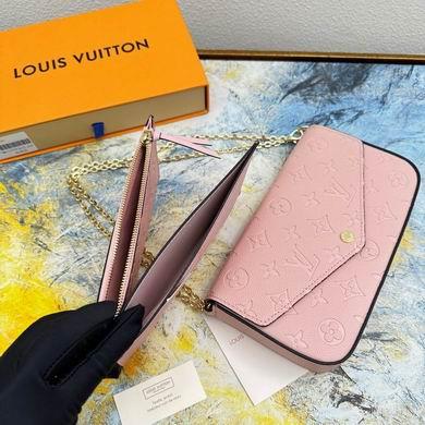 1:1 Louis Vuitton Bags Felicie M61276钻石纹 21x12x3cm zy