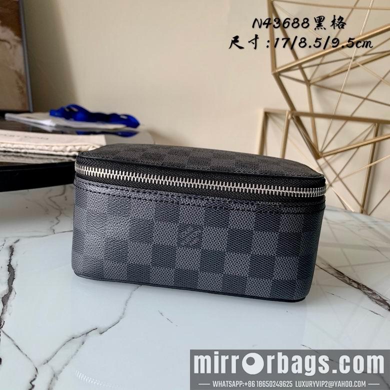 1:1 Louis Vuitton Bags 43688 17X9.5X8.5cm DN 3colour