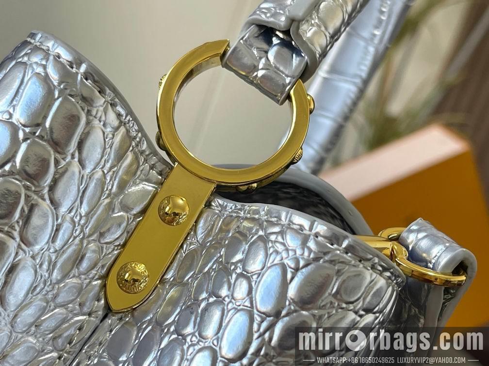 1:1 Louis Vuitton Bags N92967复古金色鳄鱼纹31.5x20x11cm cs
