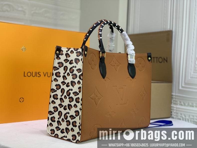 1:1 Louis Vuitton Bags onthego M45373,M45719 34x26x15 cm cs