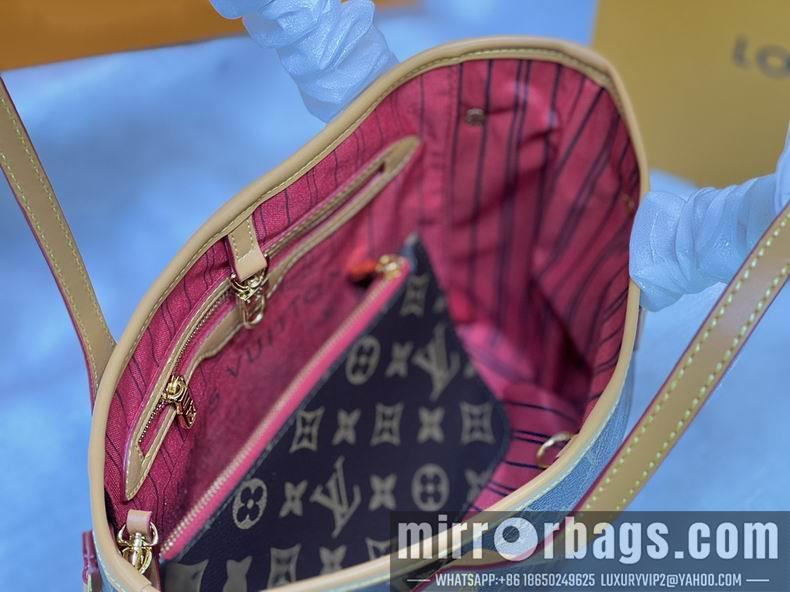 1:1 Louis Vuitton Bags Neverfull N41359,M99063 25x20x10 cm cs