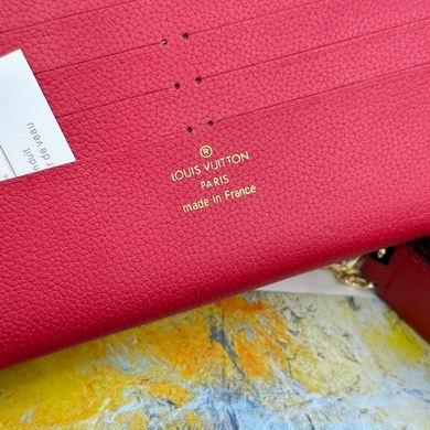 1:1 Louis Vuitton Bags Felicie M61276钻石纹 21x12x3cm zy