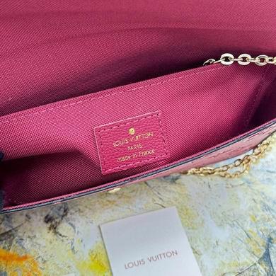 1:1 Louis Vuitton Bags Felicie M61276钻石纹 21x12x3cm zy