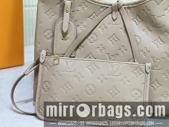1:1 Louis Vuitton Bags M46203杏色压花 29x12x24cm cs
