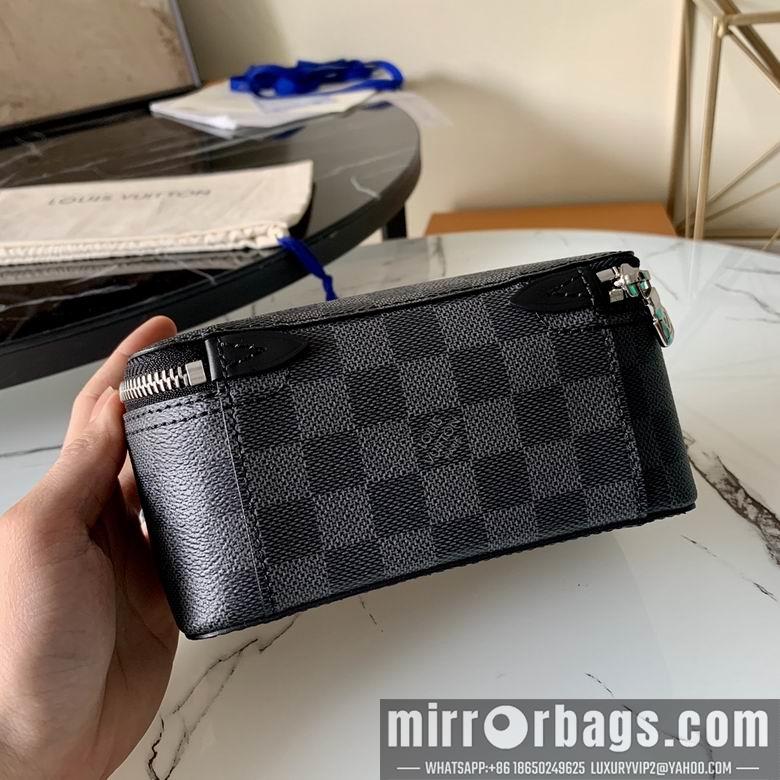 1:1 Louis Vuitton Bags 43688 17X9.5X8.5cm DN 3colour
