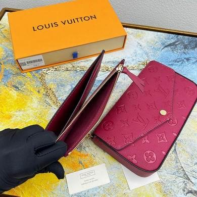 1:1 Louis Vuitton Bags Felicie M61276钻石纹 21x12x3cm zy