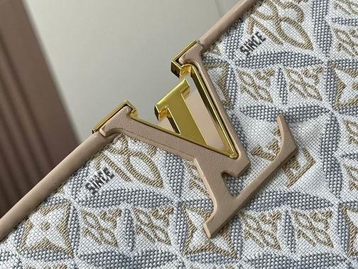 1:1 Louis Vuitton Bags Hatucines M57358杏 黑 蓝31.5x20x11cm cs