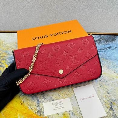1:1 Louis Vuitton Bags Felicie M61276钻石纹 21x12x3cm zy