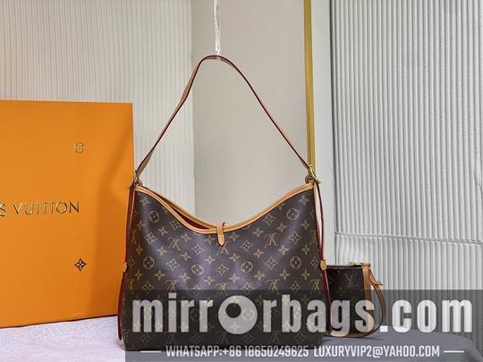 1:1 Louis Vuitton Bags M46203黑色压花 蜡皮29x12x24cm cs