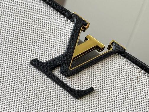 1:1 Louis Vuitton Bags Hatucines M59969麻布配黑 31.5x20x11cm cs
