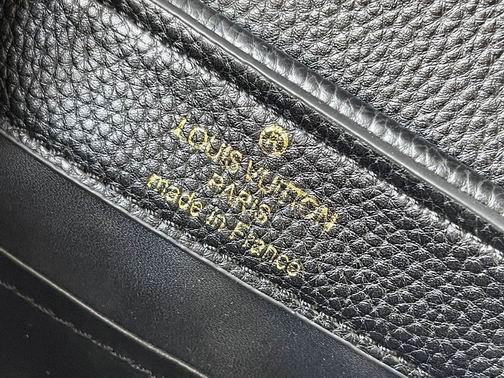 1:1 Louis Vuitton Bags Hatucines M59872麻布配黑21x14x8cm cs