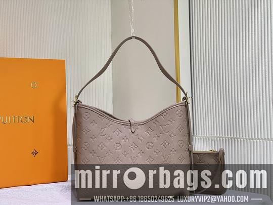 1:1 Louis Vuitton Bags M46203杏色压花 29x12x24cm cs