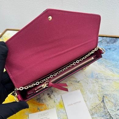 1:1 Louis Vuitton Bags Felicie M61276钻石纹 21x12x3cm zy