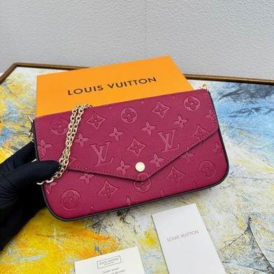 1:1 Louis Vuitton Bags Felicie M61276钻石纹 21x12x3cm zy