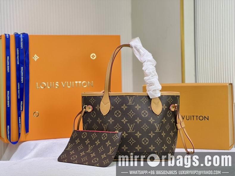 1:1 Louis Vuitton Bags Neverfull N41359,M99063 25x20x10 cm cs
