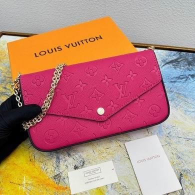 1:1 Louis Vuitton Bags Felicie M61276钻石纹 21x12x3cm zy