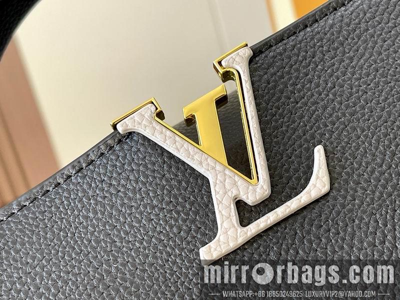 1:1 Louis Vuitton Bags Hatucines M21121黑色编织31.5x20x11cm ss