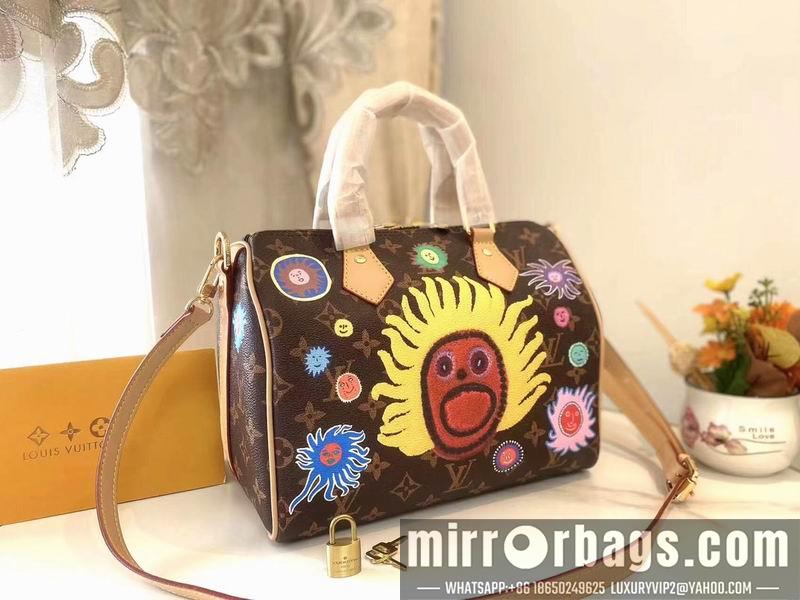 1:1 Louis Vuitton Bags Speedy M46426 25x19x15cm zy