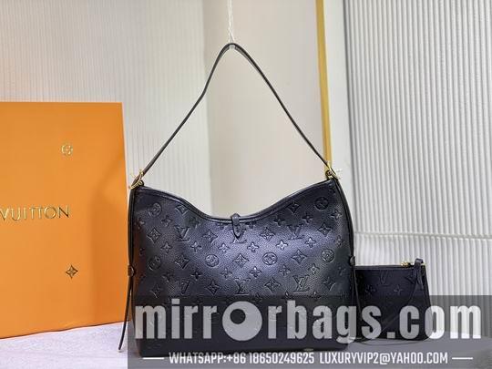 1:1 Louis Vuitton Bags M46203黑色压花 蜡皮29x12x24cm cs