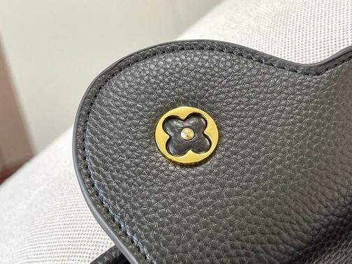 1:1 Louis Vuitton Bags Hatucines M59873 麻布配黑27x21x10cm cs