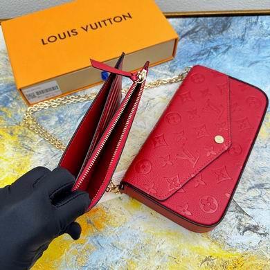 1:1 Louis Vuitton Bags Felicie M61276钻石纹 21x12x3cm zy