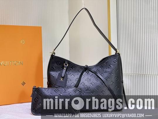 1:1 Louis Vuitton Bags M46203黑色压花 蜡皮29x12x24cm cs