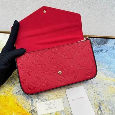 1:1 Louis Vuitton Bags Felicie M61276钻石纹 21x12x3cm zy