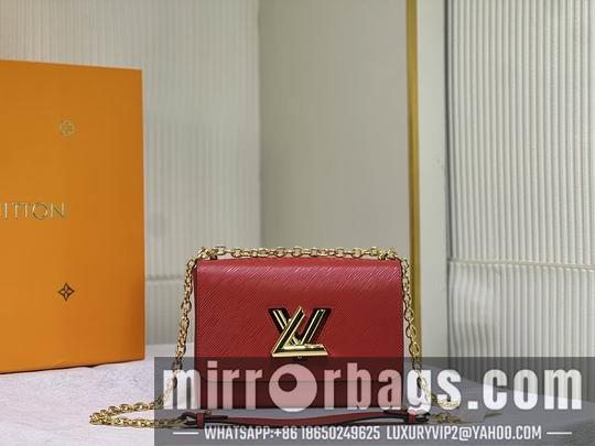1:1 Louis Vuitton Bags Twist Denim 50273 50272 23x17x10cm cs