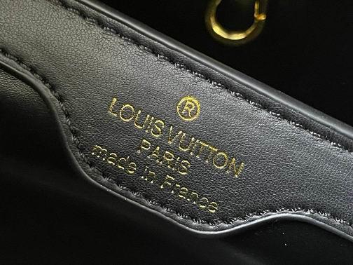 1:1 Louis Vuitton Bags Hatucines M57358杏 黑 蓝31.5x20x11cm cs
