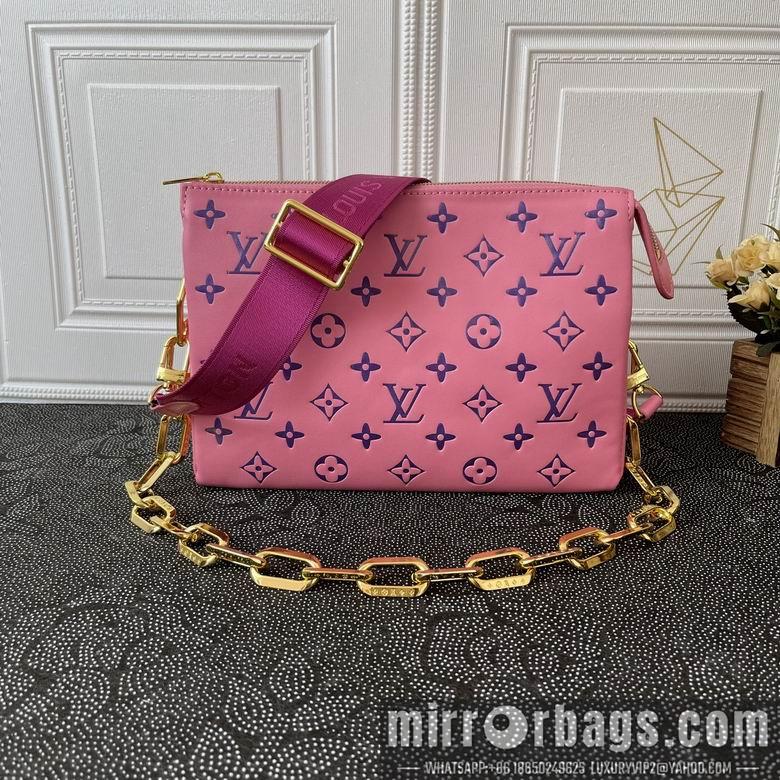1:1 Louis Vuitton Bags Coussin 57790玫红 26X20X12 ss