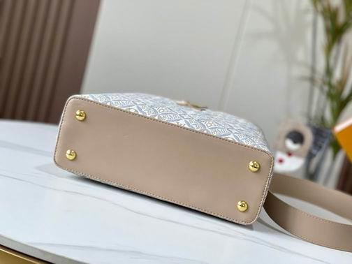 1:1 Louis Vuitton Bags Hatucines M57358杏 黑 蓝31.5x20x11cm cs